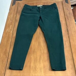 Democracy AbTechnology Hunter Green Ankle Pants Size 10